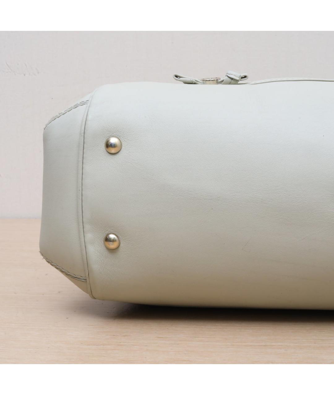 GUCCI Бежевая кожаная сумка через плечо, фото 9