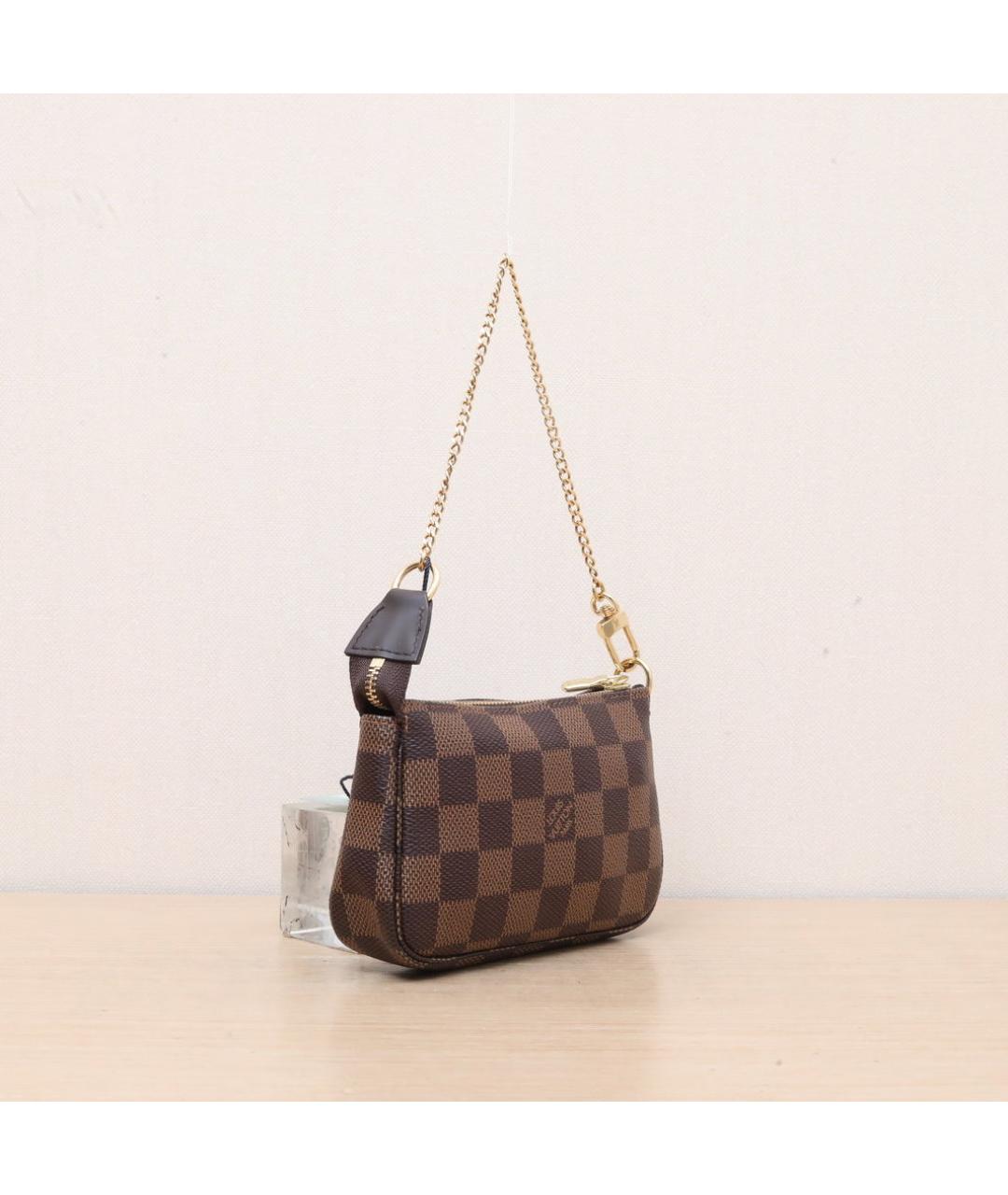 LOUIS VUITTON Коричневая сумка через плечо, фото 5