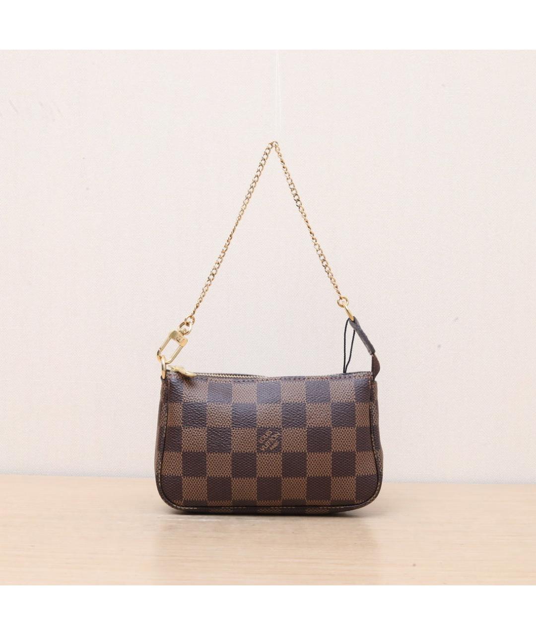 LOUIS VUITTON Коричневая сумка через плечо, фото 3