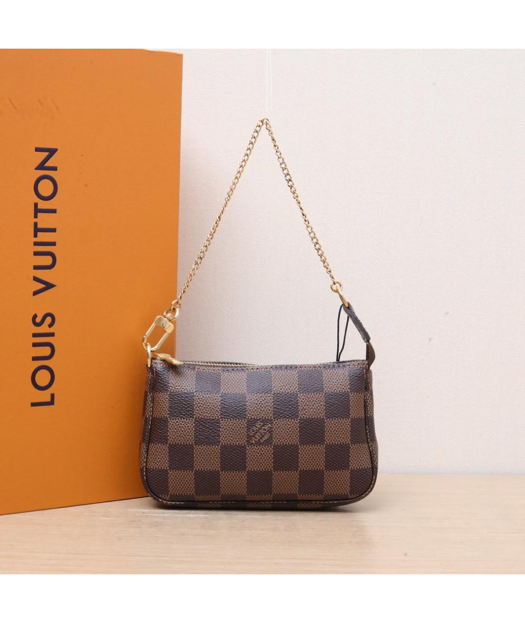 LOUIS VUITTON Коричневая сумка через плечо, фото 2
