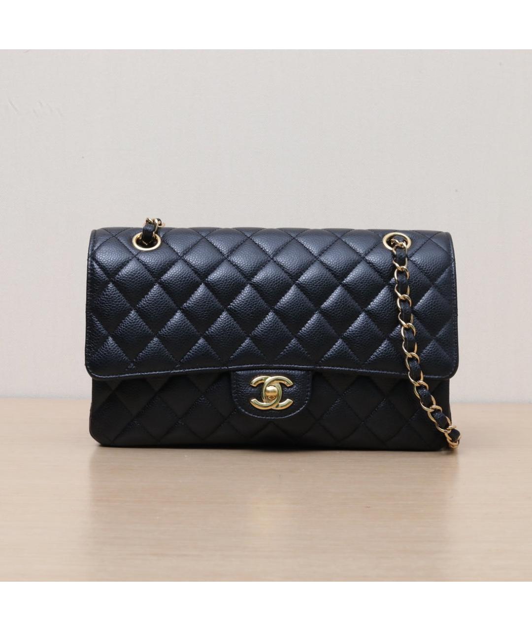 CHANEL Черная кожаная сумка через плечо, фото 3