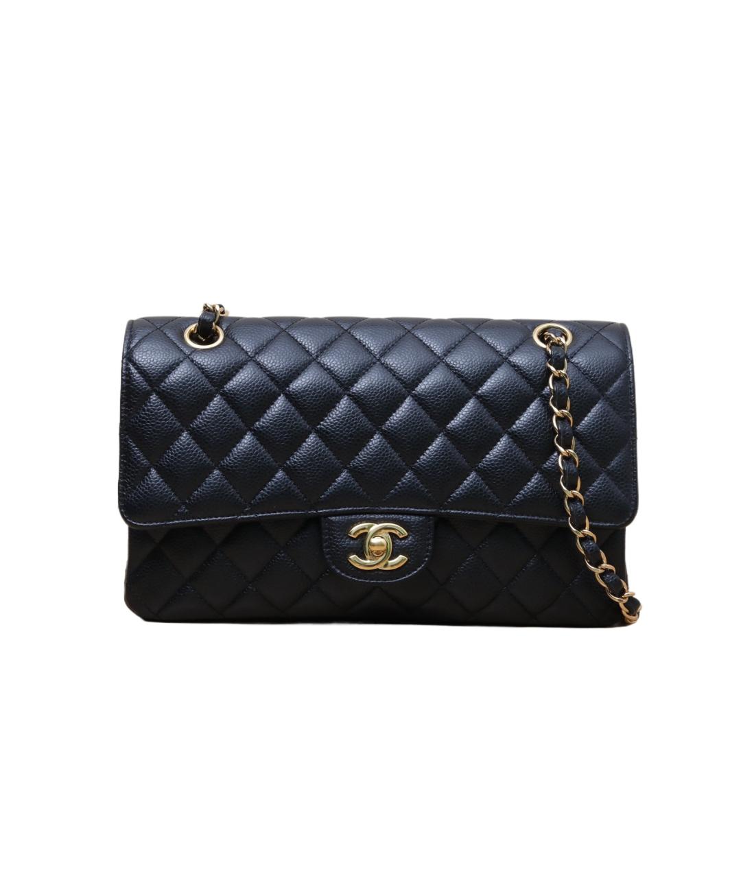 CHANEL Черная кожаная сумка через плечо, фото 1