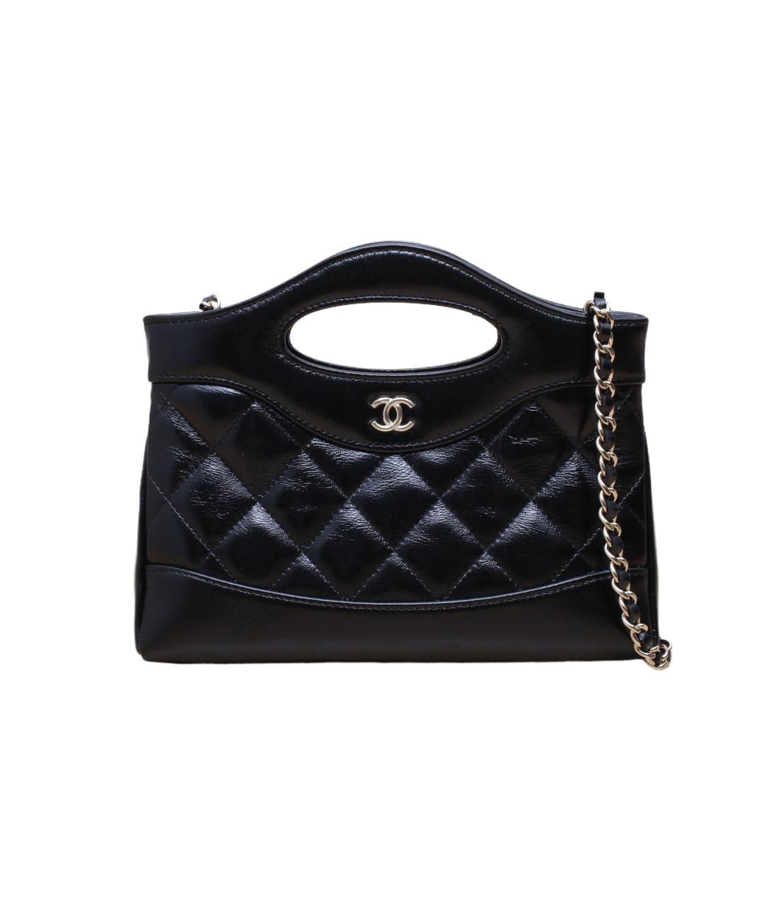 CHANEL Черная кожаная сумка через плечо, фото 1