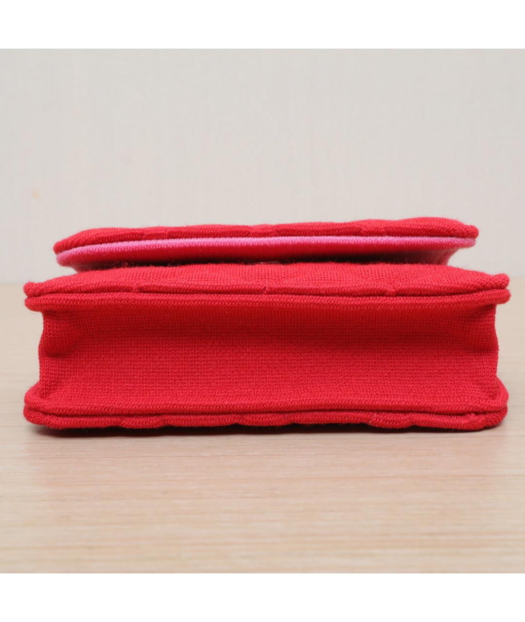 CHANEL Красная сумка через плечо, фото 9