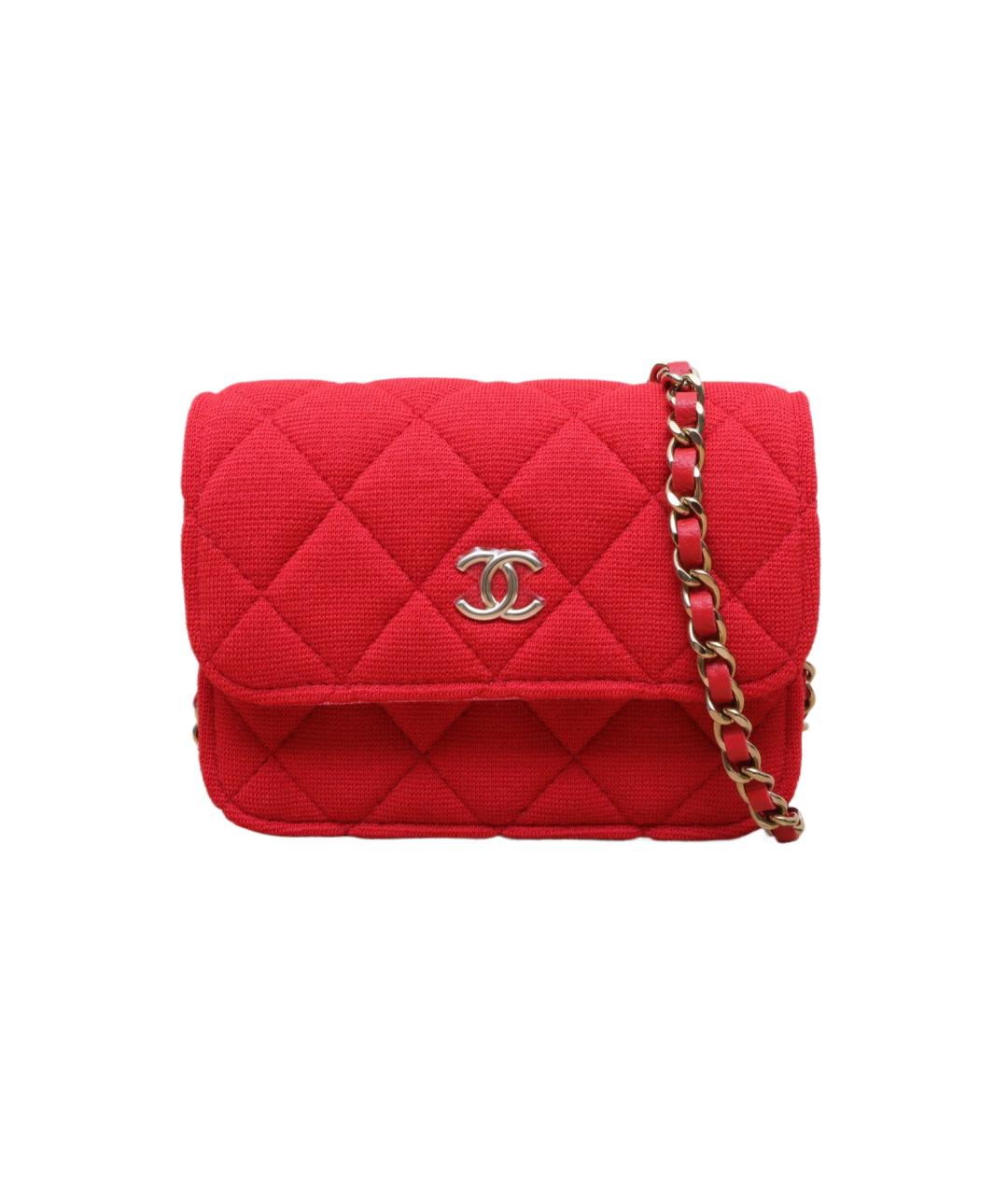 CHANEL Красная сумка через плечо, фото 1