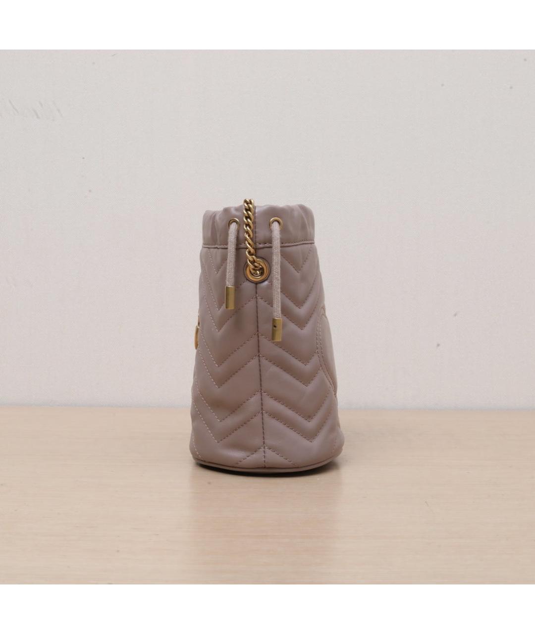 GUCCI Розовая кожаная сумка через плечо, фото 5