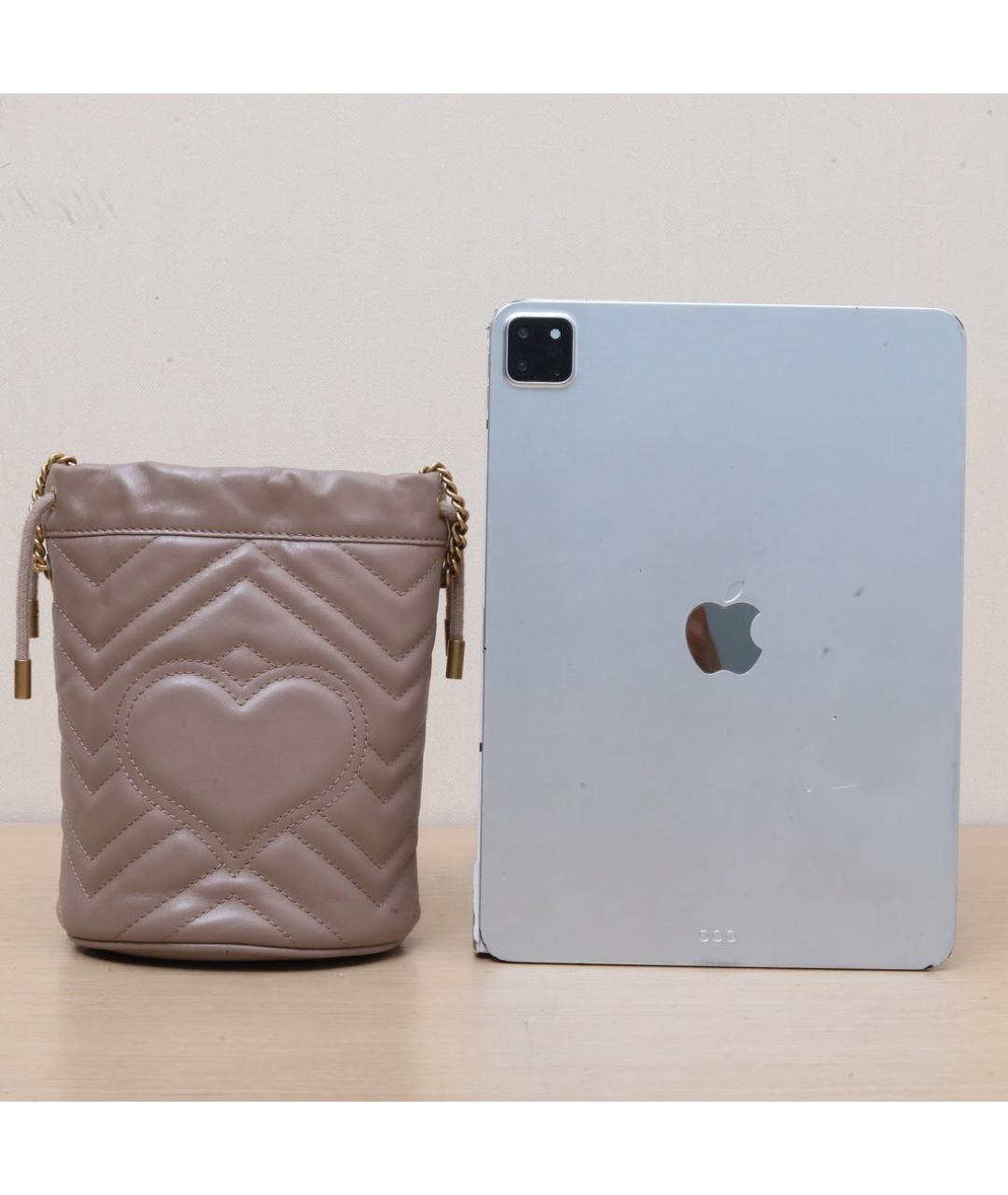 GUCCI Розовая кожаная сумка через плечо, фото 7