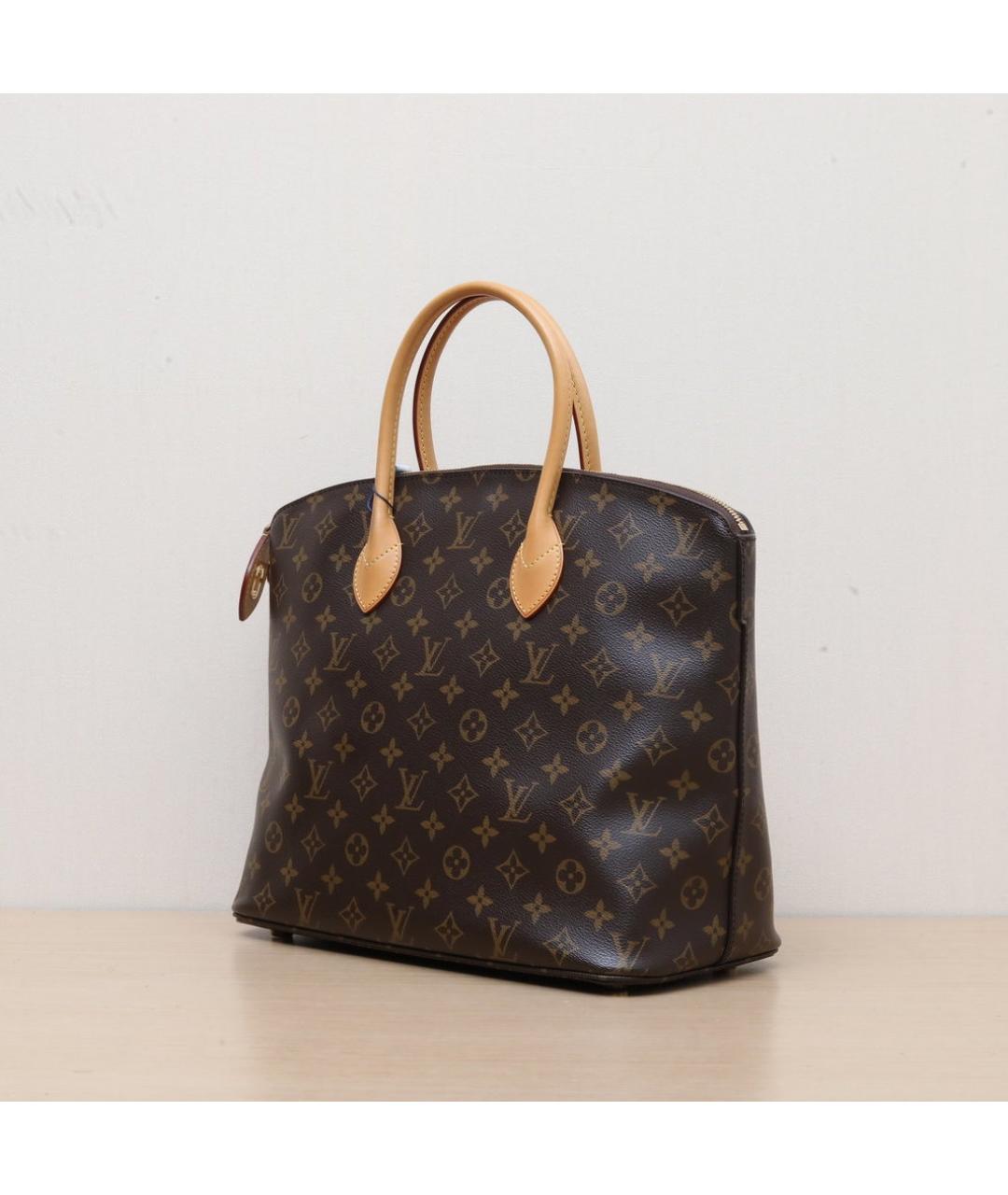 LOUIS VUITTON Коричневая кожаная сумка через плечо, фото 4