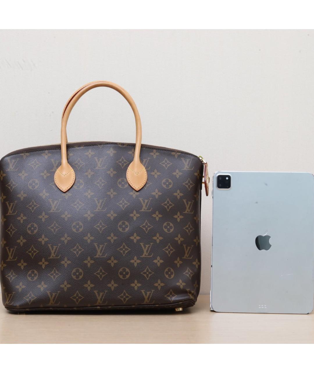 LOUIS VUITTON Коричневая кожаная сумка через плечо, фото 7