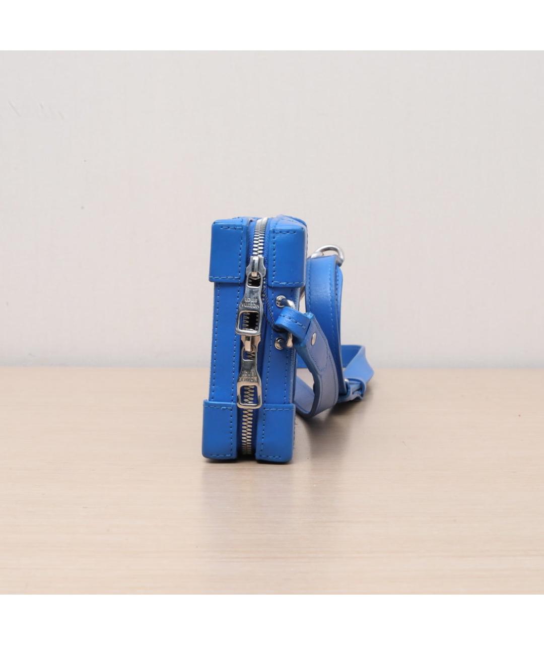 LOUIS VUITTON Синяя сумка через плечо, фото 5