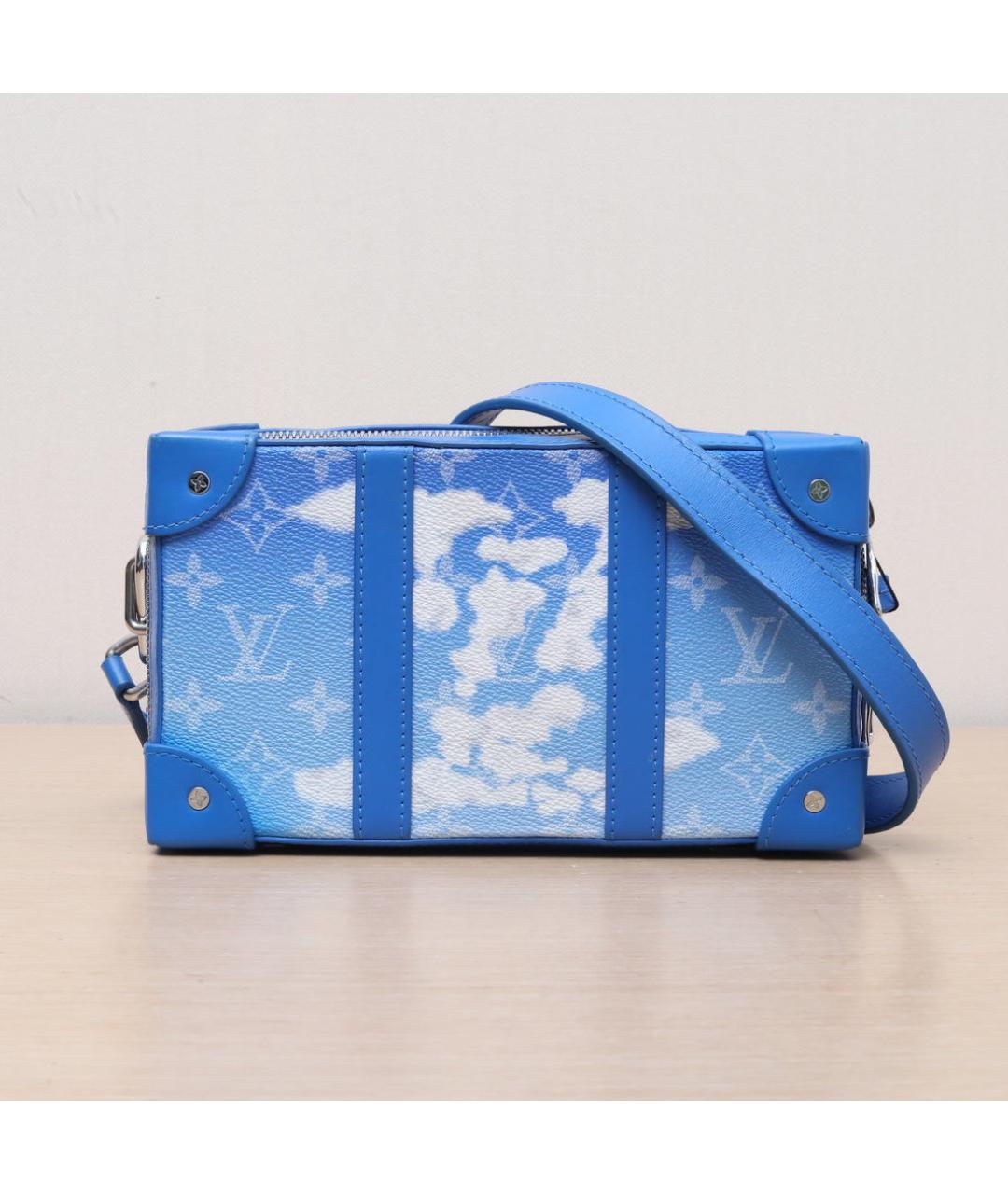 LOUIS VUITTON Синяя сумка через плечо, фото 3