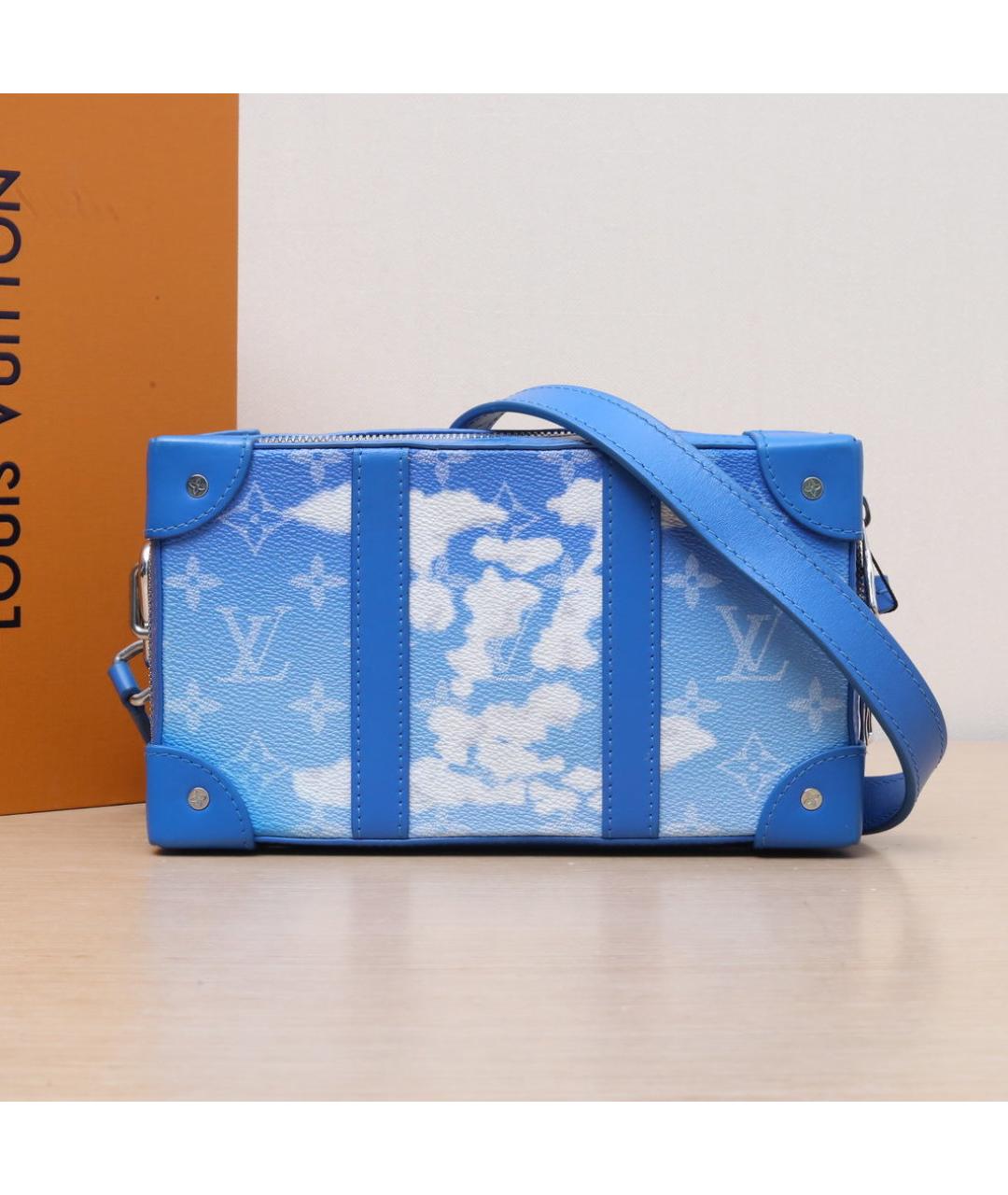 LOUIS VUITTON Синяя сумка через плечо, фото 2