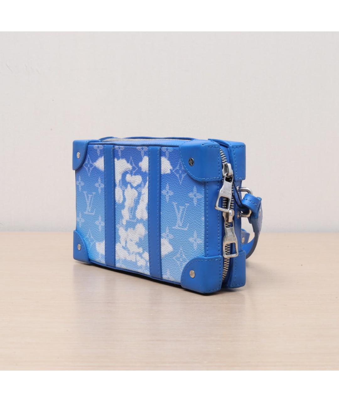 LOUIS VUITTON Синяя сумка через плечо, фото 4