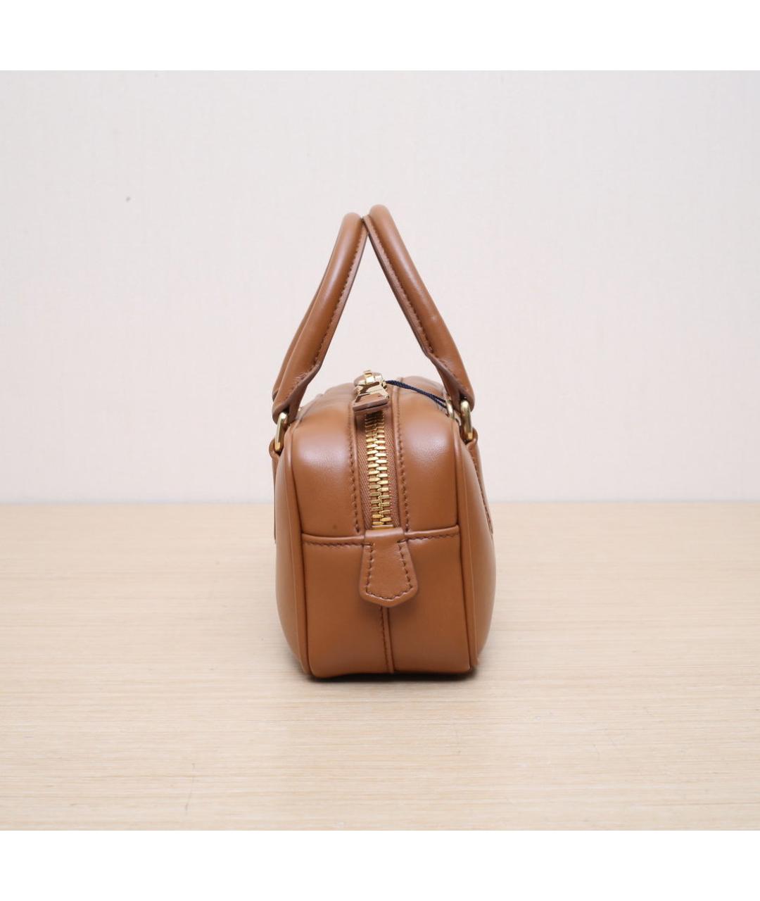 MIU MIU Коричневая кожаная сумка через плечо, фото 5