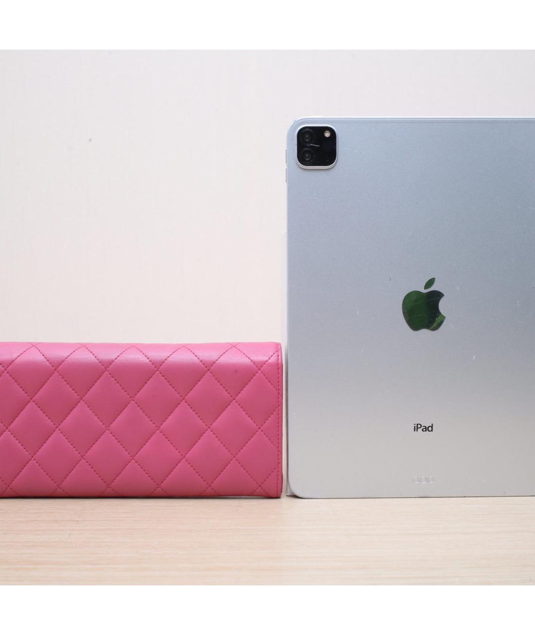 CHANEL Фуксия кожаный кошелек, фото 7