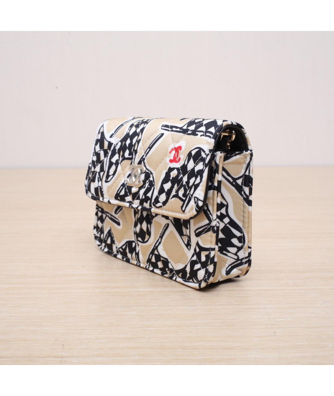 CHANEL Бежевая сумка через плечо, фото 4