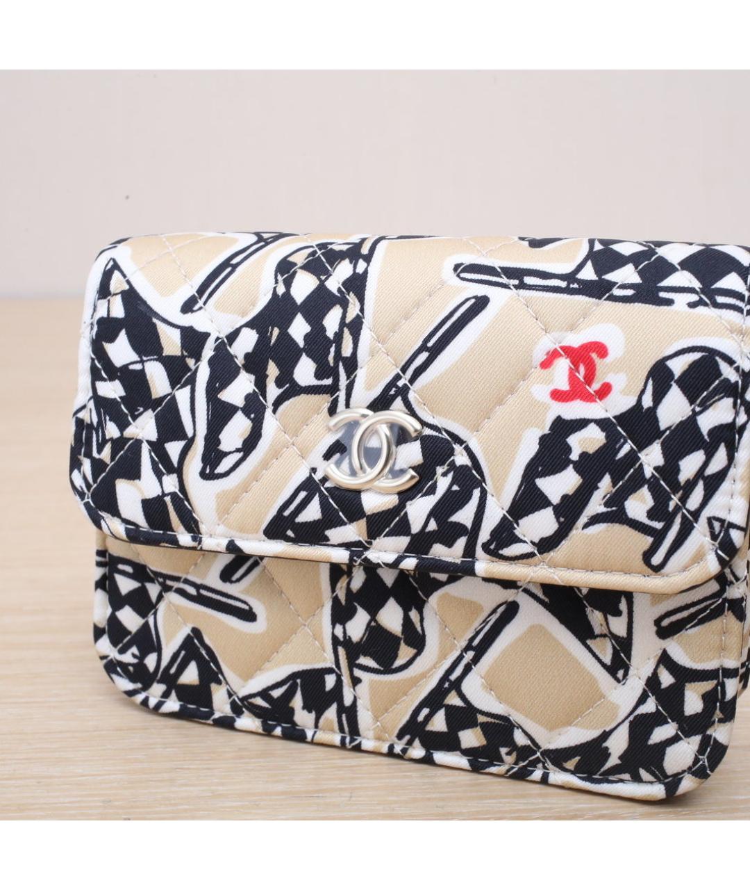 CHANEL Бежевая сумка через плечо, фото 8