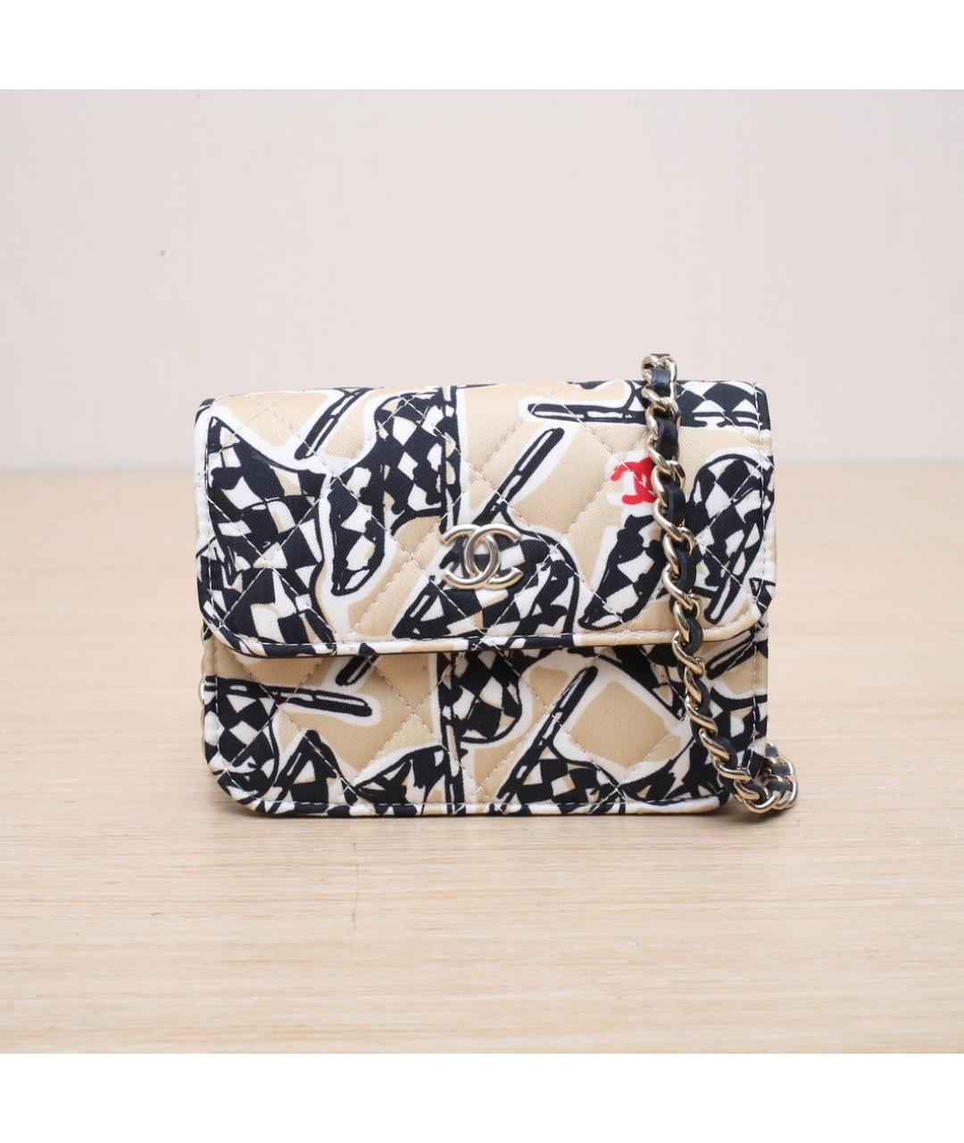 CHANEL Бежевая сумка через плечо, фото 3