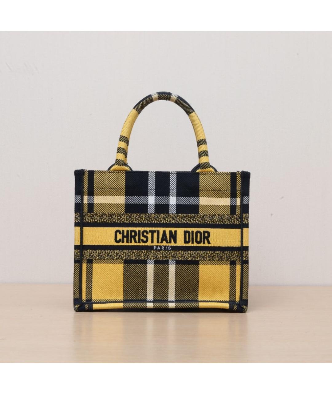 CHRISTIAN DIOR Желтая сумка через плечо, фото 3