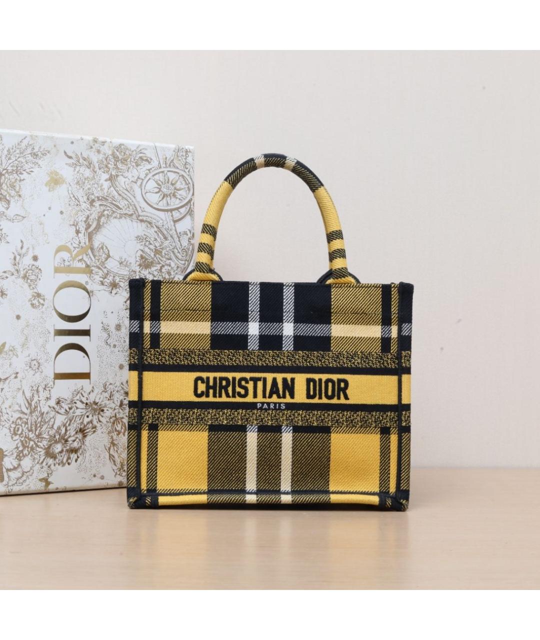 CHRISTIAN DIOR Желтая сумка через плечо, фото 2