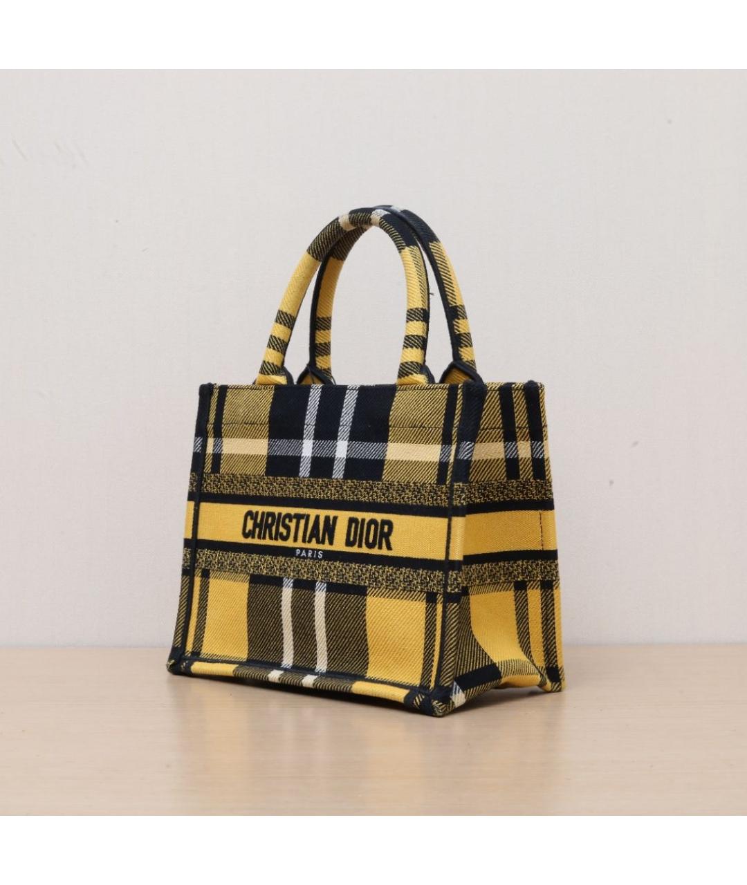 CHRISTIAN DIOR Желтая сумка через плечо, фото 4