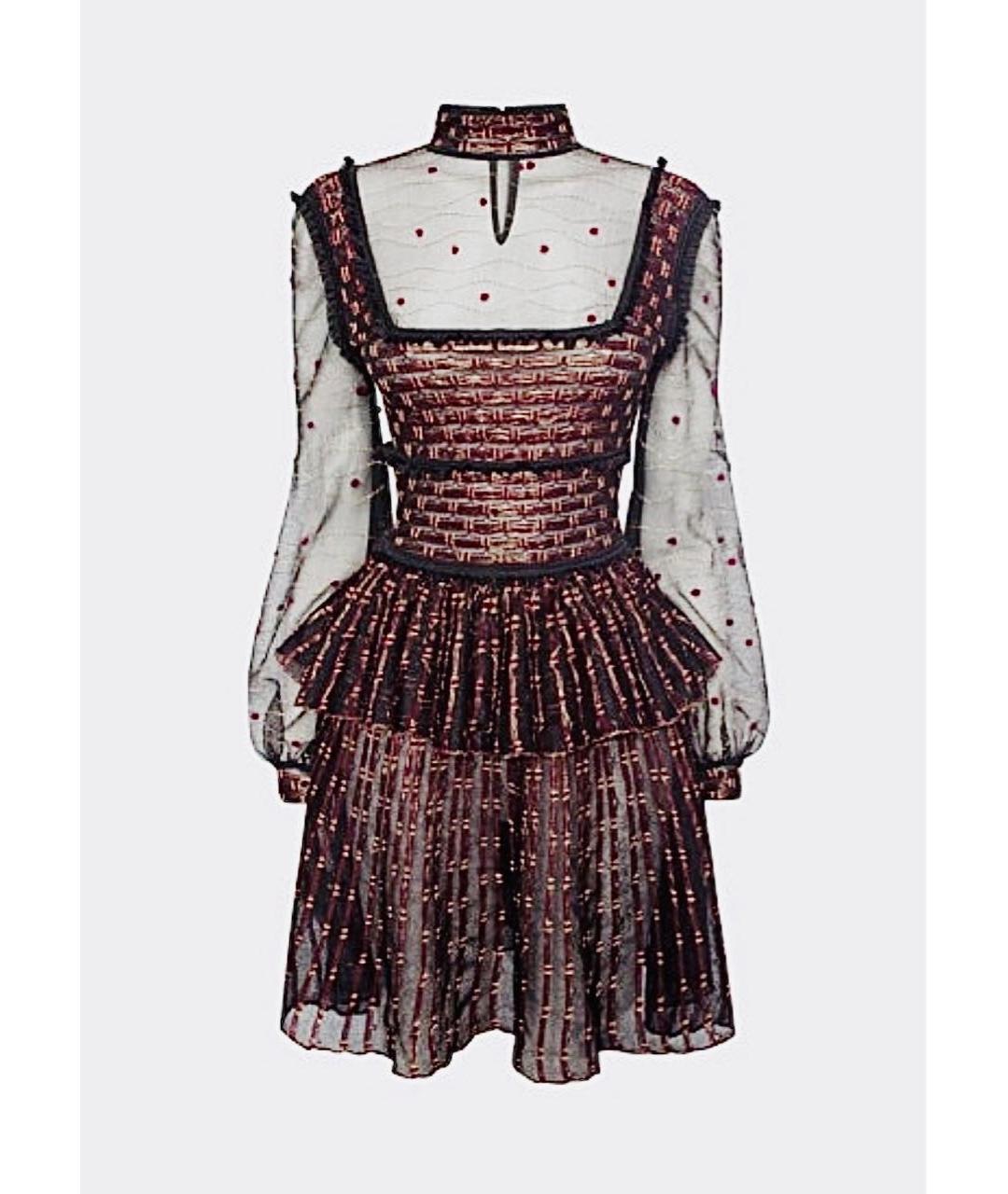 ALEXANDER MCQUEEN Мульти шелковое вечернее платье, фото 9