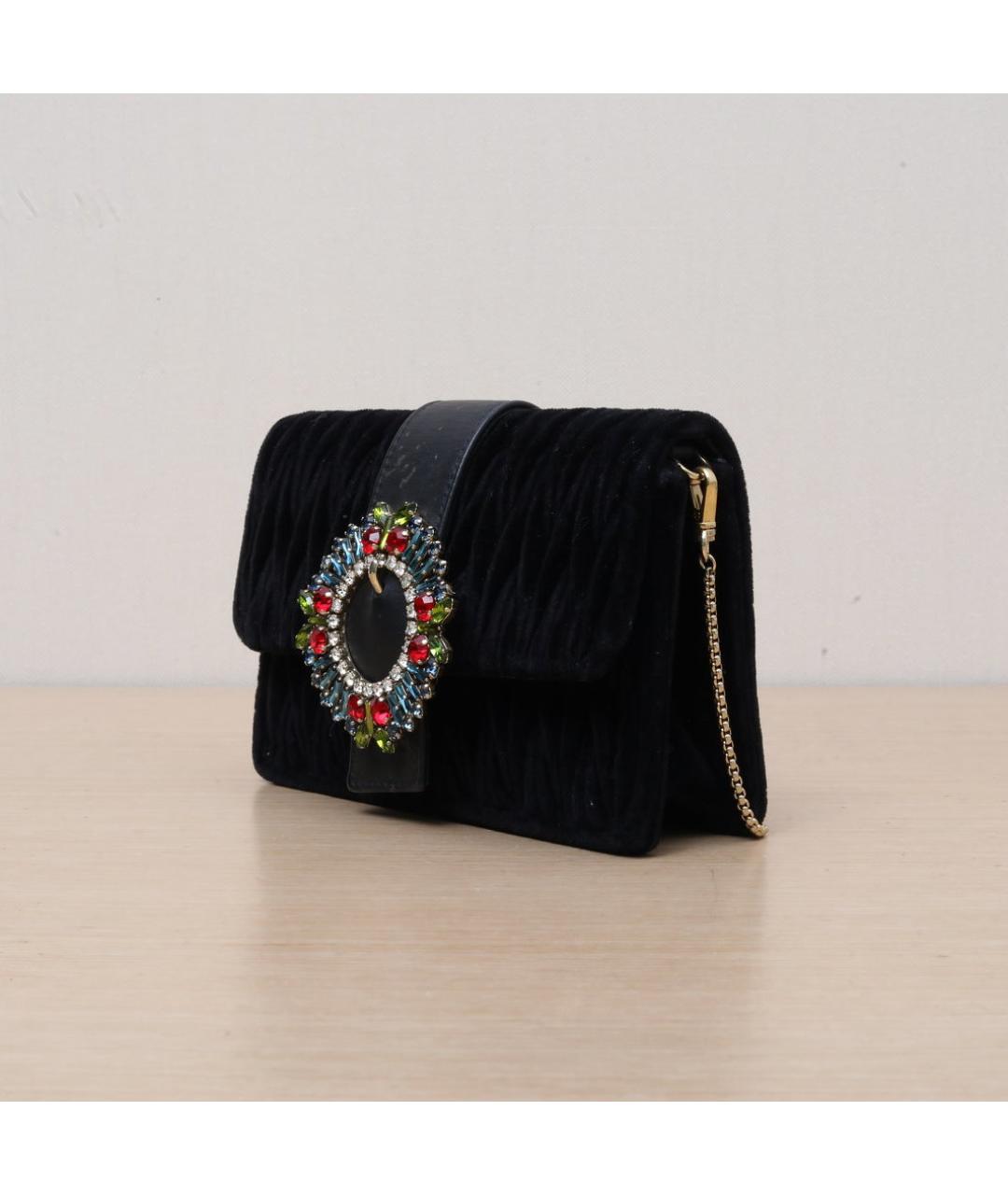 MIU MIU Черная сумка через плечо, фото 4