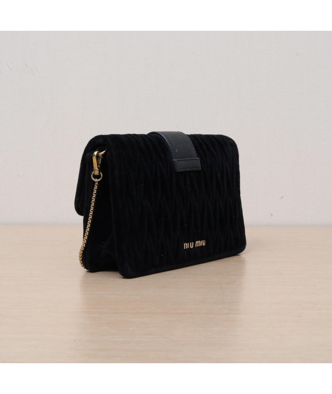 MIU MIU Черная сумка через плечо, фото 6