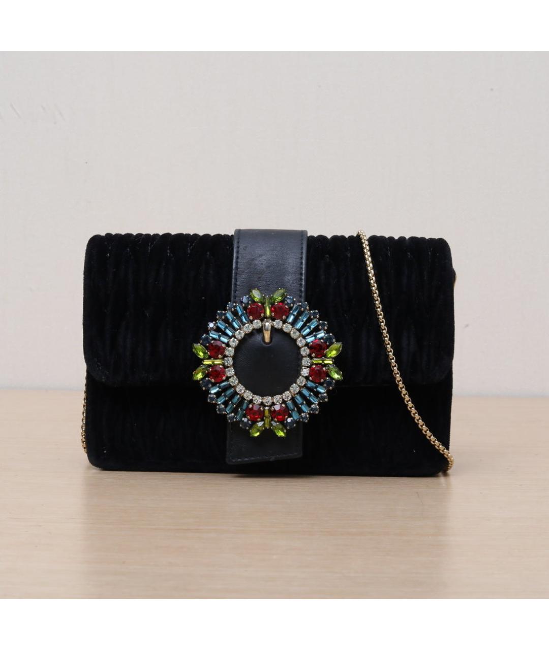 MIU MIU Черная сумка через плечо, фото 2