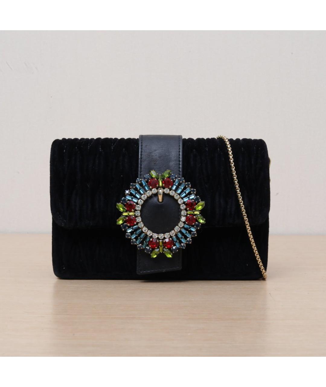 MIU MIU Черная сумка через плечо, фото 3