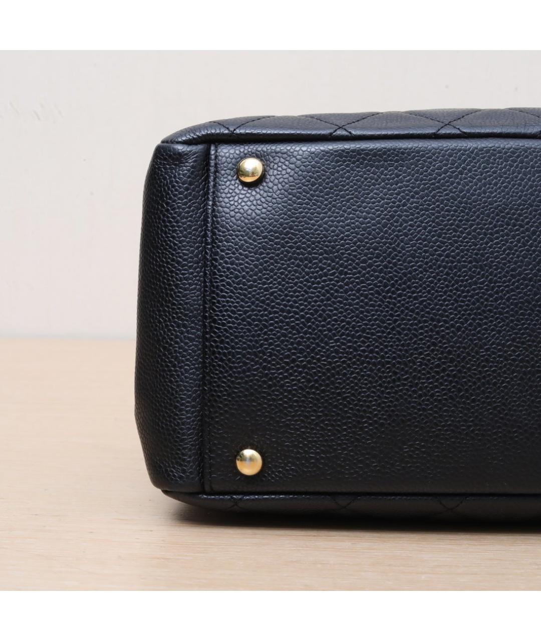 CHANEL Черная кожаная сумка через плечо, фото 9