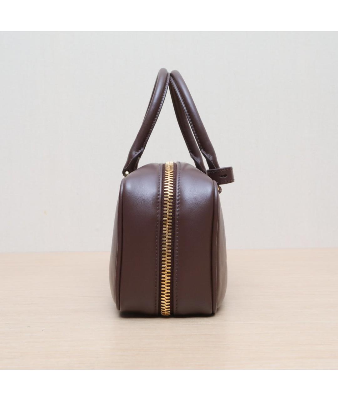 MIU MIU Коричневая кожаная сумка через плечо, фото 5