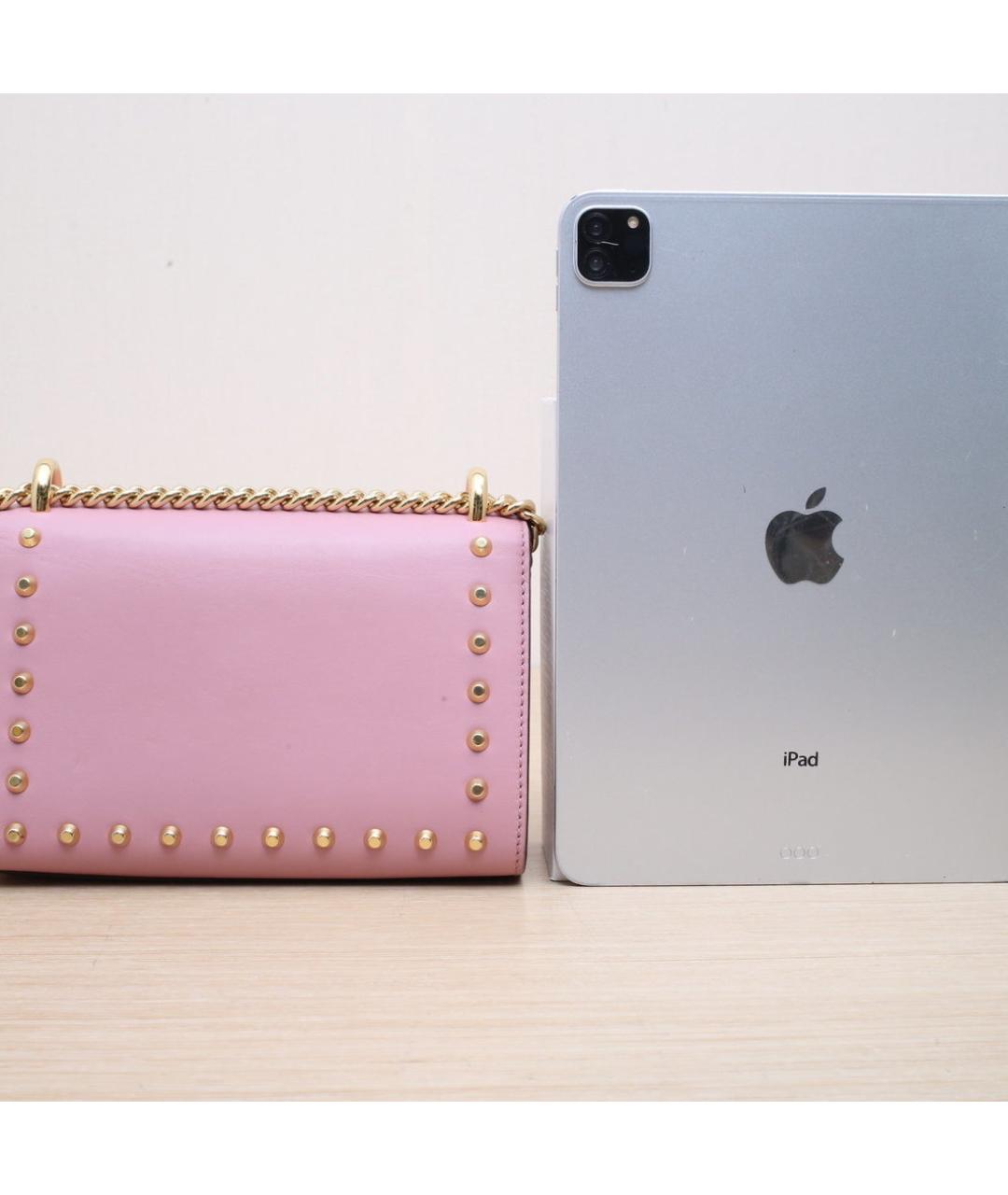 GUCCI Розовая кожаная сумка через плечо, фото 7