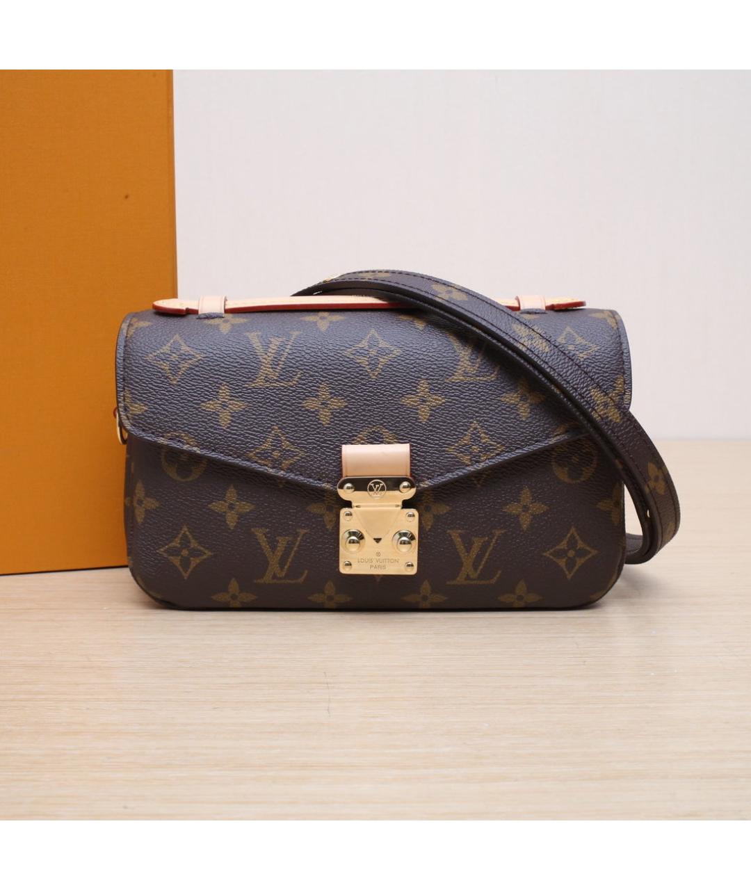 LOUIS VUITTON Коричневая сумка через плечо, фото 2