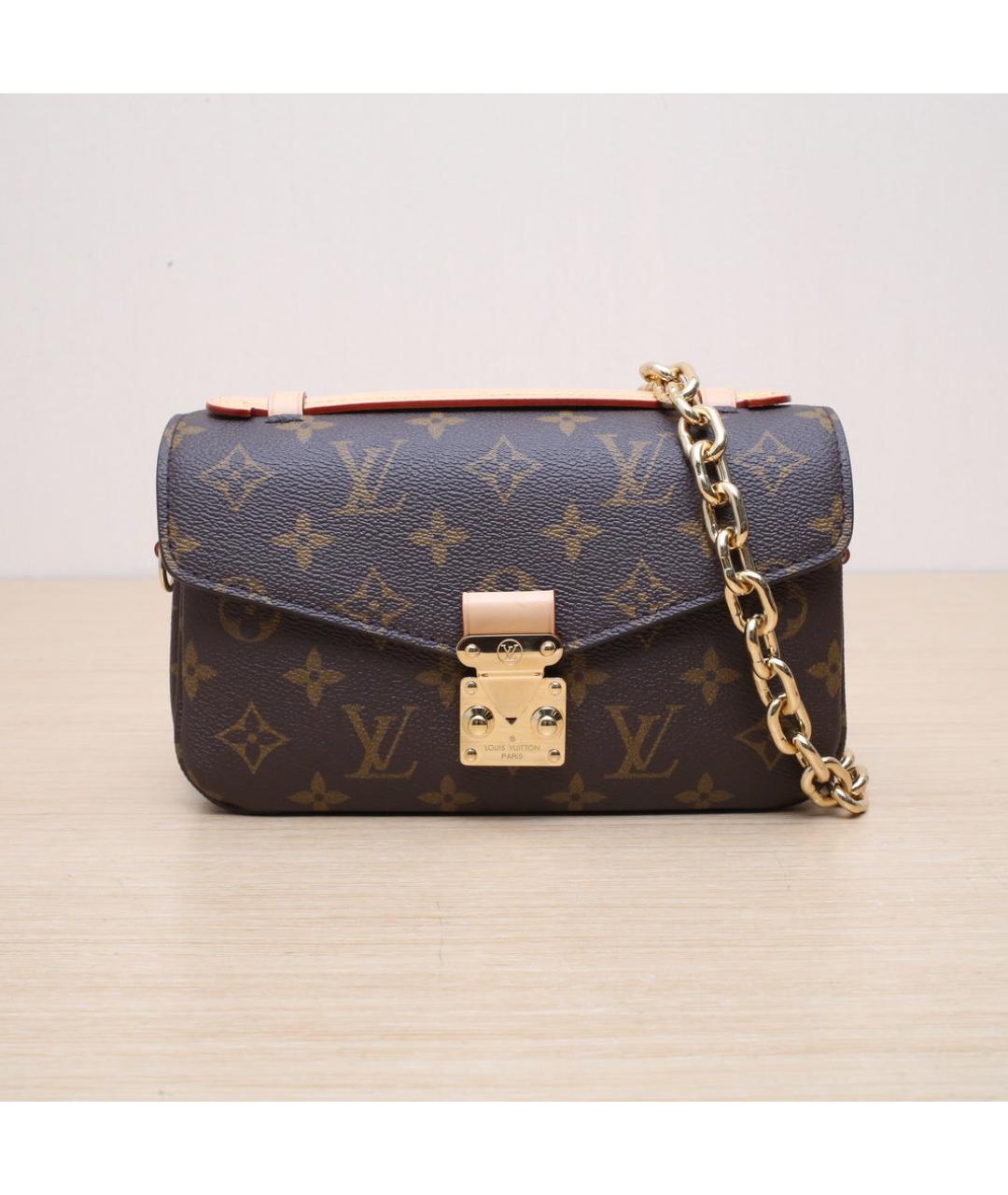 LOUIS VUITTON Коричневая сумка через плечо, фото 3