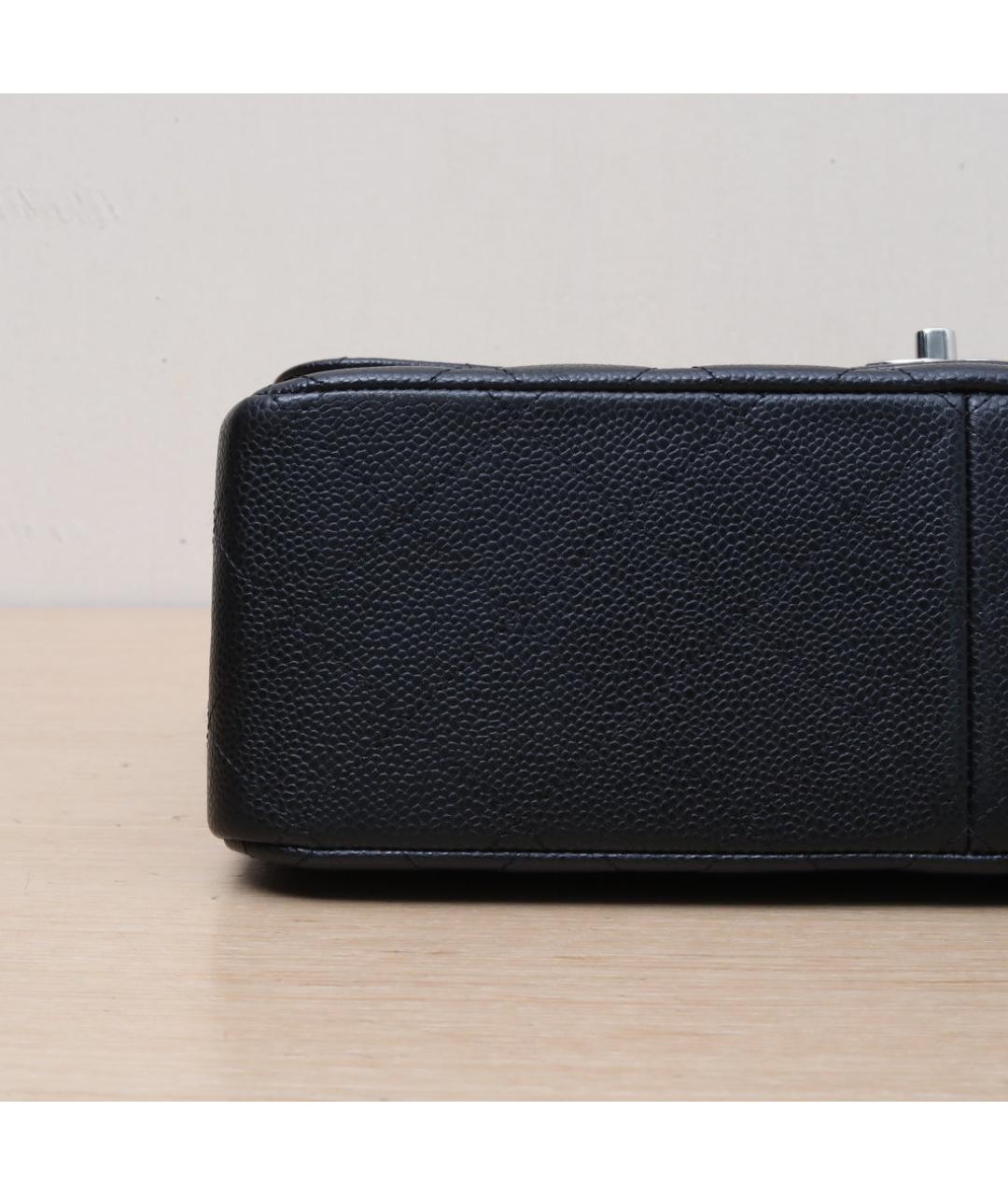 CHANEL Черная кожаная сумка через плечо, фото 9