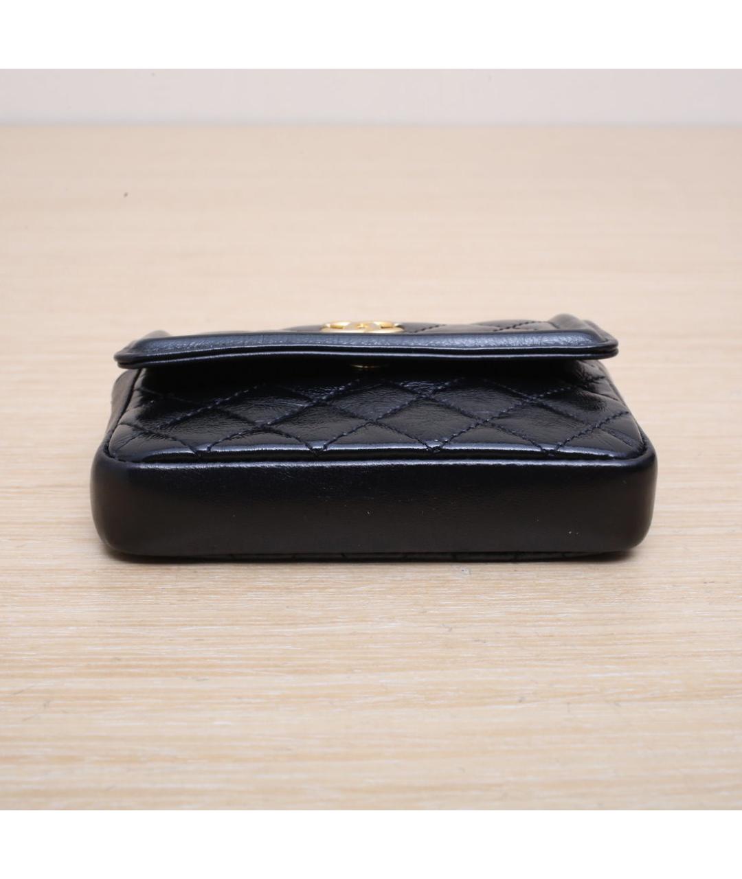 CHANEL Черная кожаная сумка через плечо, фото 9