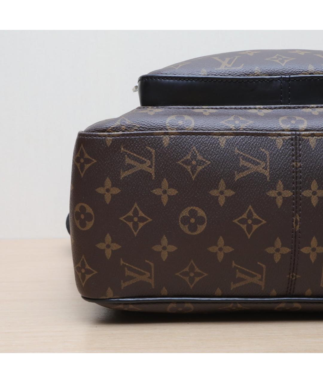 LOUIS VUITTON Коричневый кожаный рюкзак, фото 9