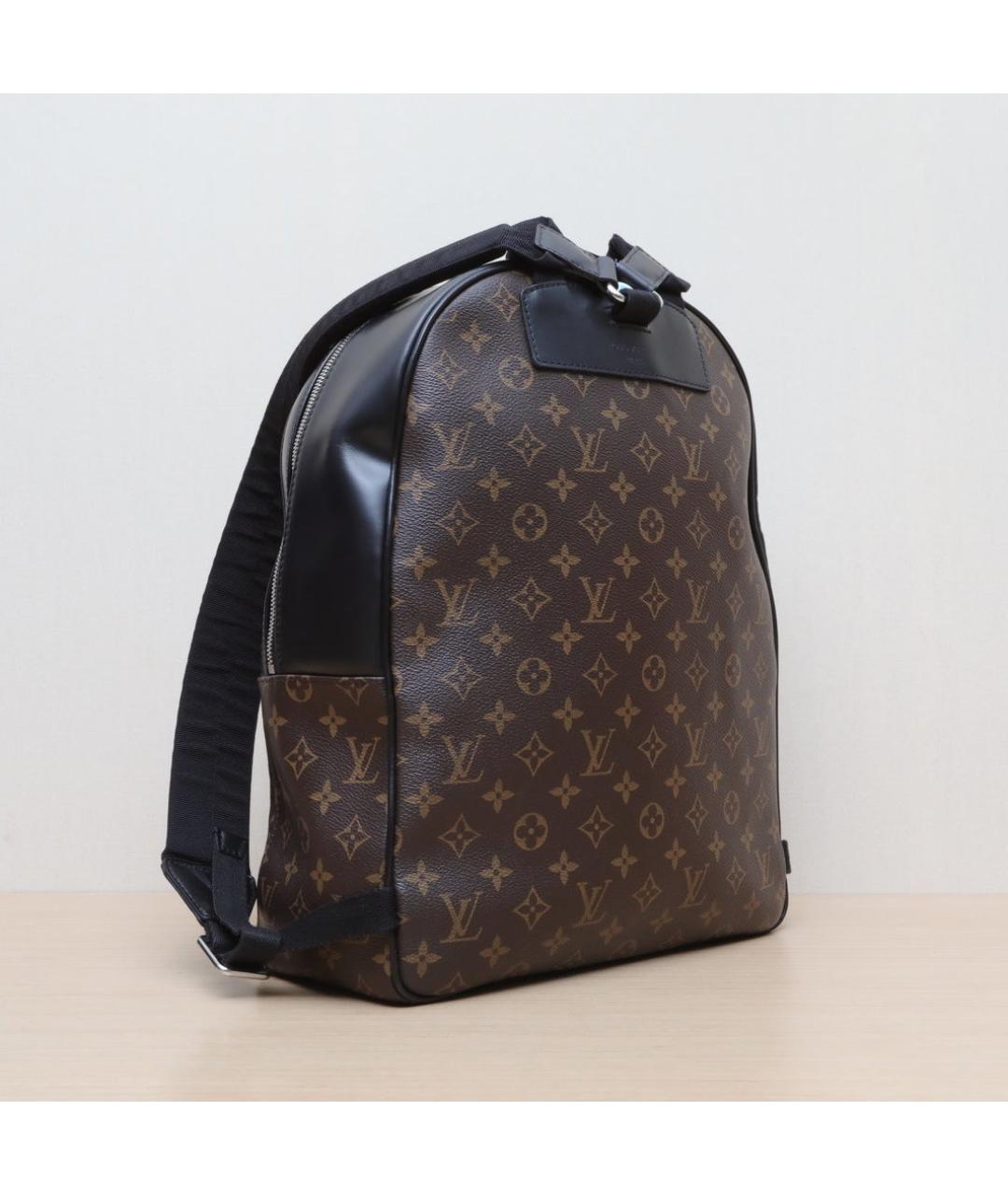 LOUIS VUITTON Коричневый кожаный рюкзак, фото 6