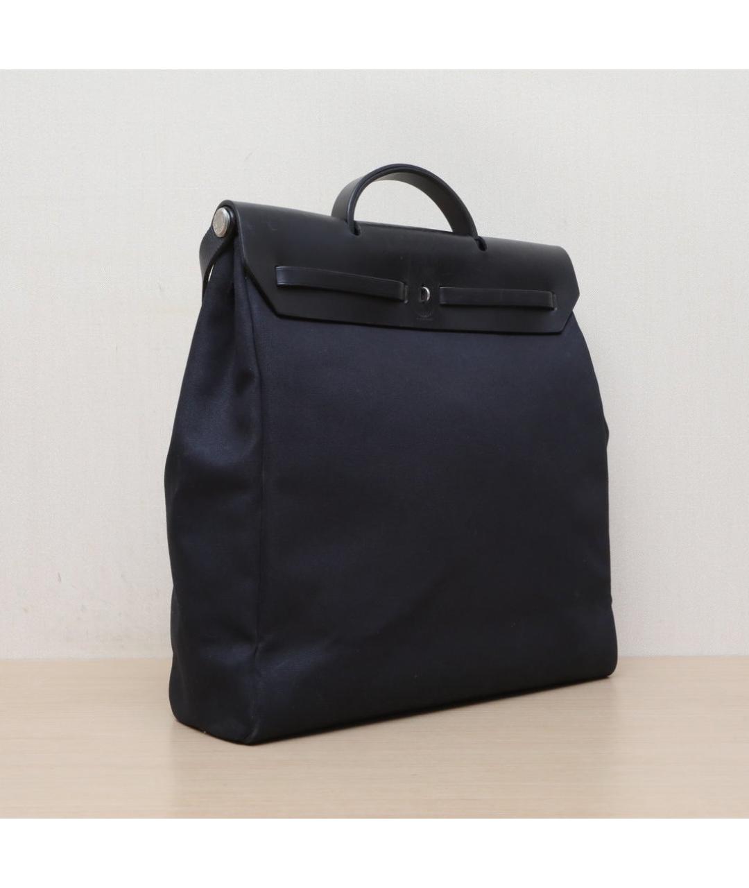 HERMES Черная кожаная сумка через плечо, фото 6