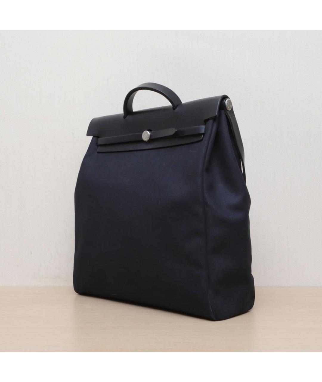 HERMES Черная кожаная сумка через плечо, фото 4