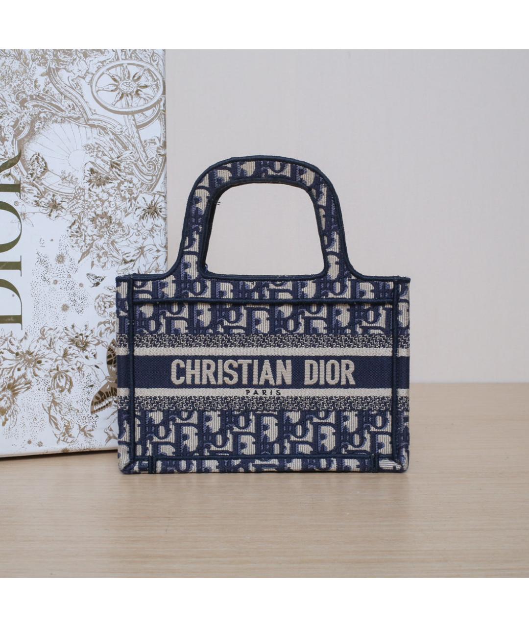 CHRISTIAN DIOR Синяя сумка через плечо, фото 2