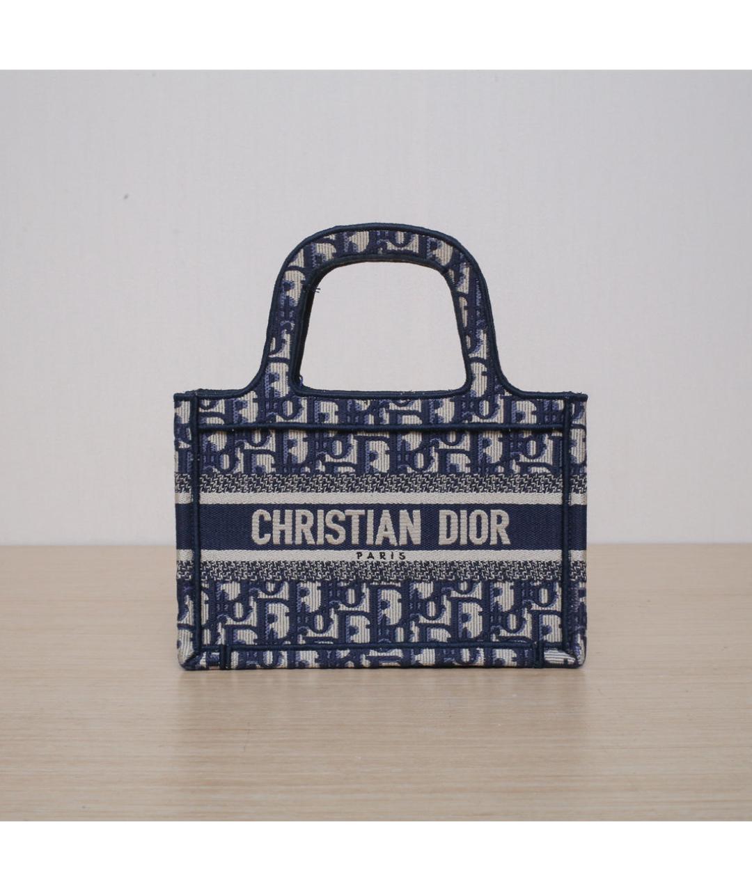 CHRISTIAN DIOR Синяя сумка через плечо, фото 3