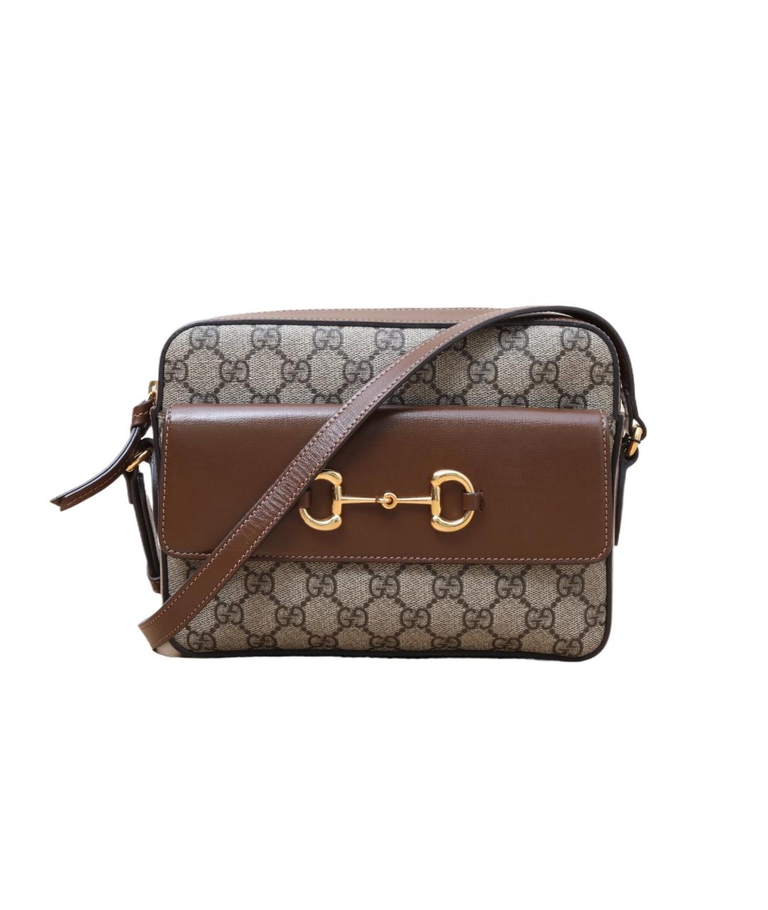 GUCCI Коричневая сумка через плечо, фото 1