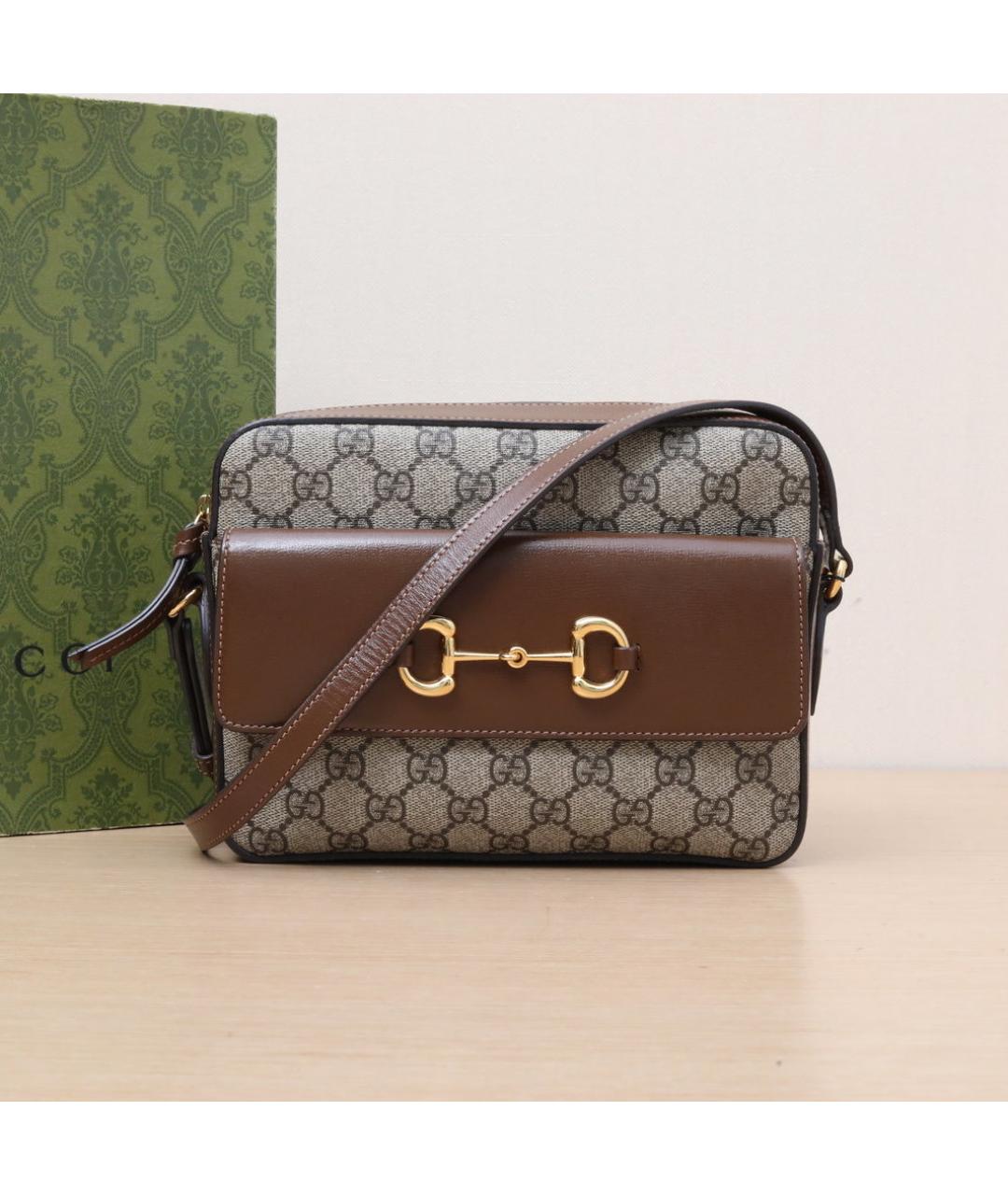 GUCCI Коричневая сумка через плечо, фото 2