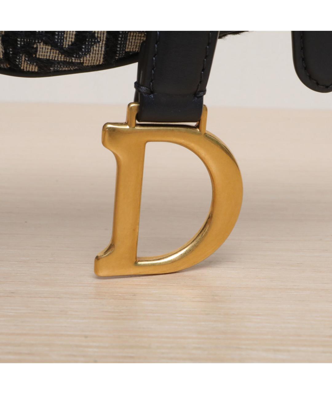 CHRISTIAN DIOR Темно-синяя сумка через плечо, фото 8