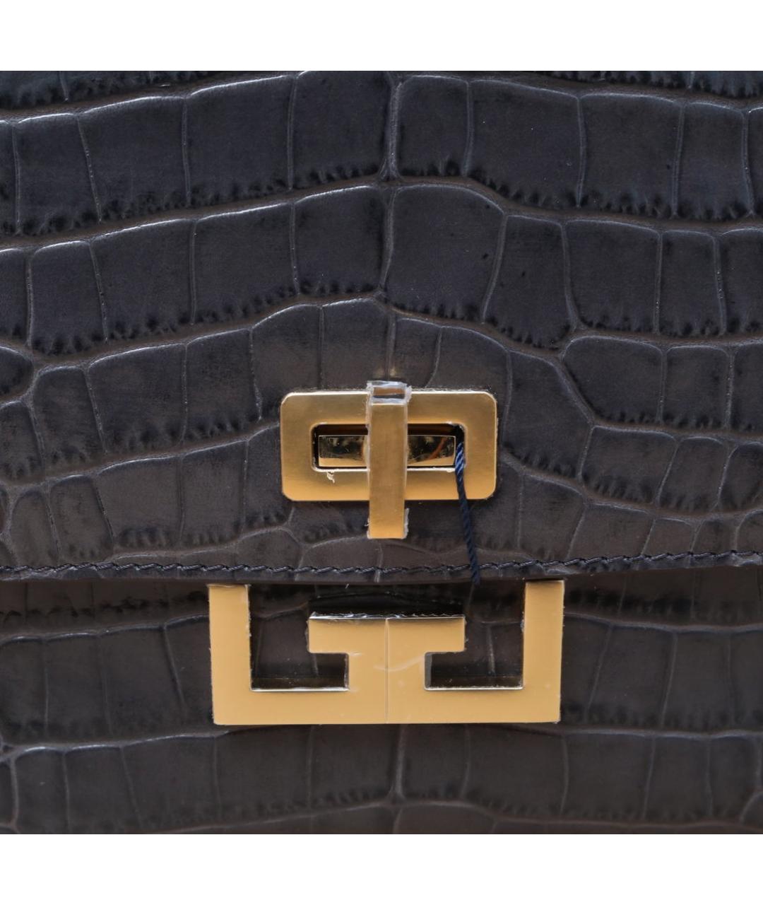 GIVENCHY Черная кожаная сумка через плечо, фото 8