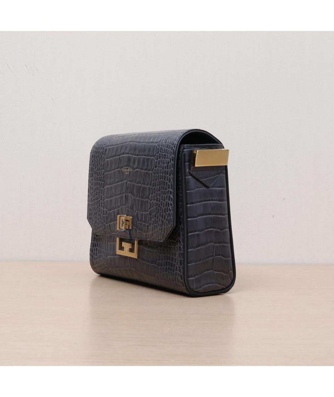 GIVENCHY Черная кожаная сумка через плечо, фото 4