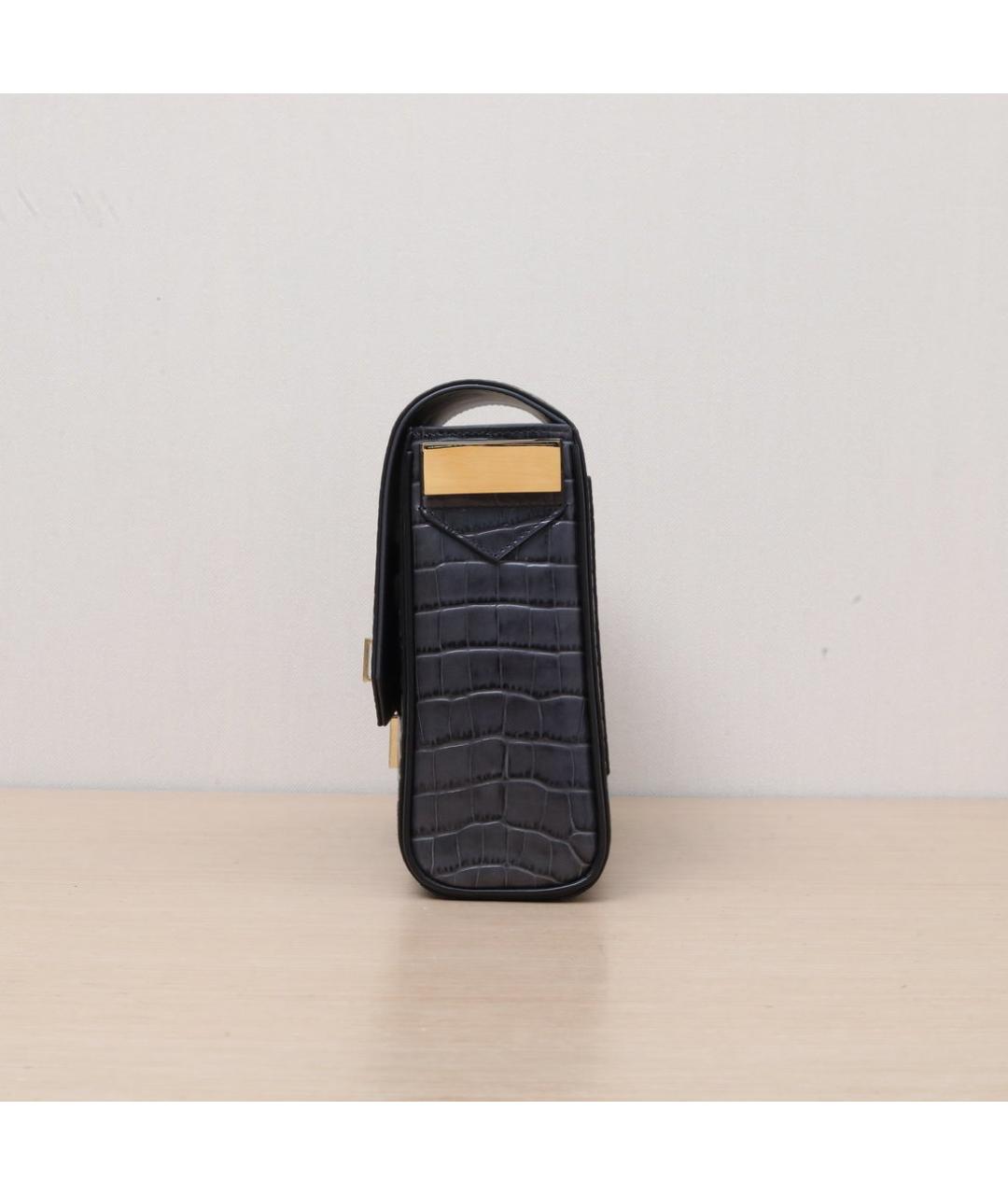 GIVENCHY Черная кожаная сумка через плечо, фото 5