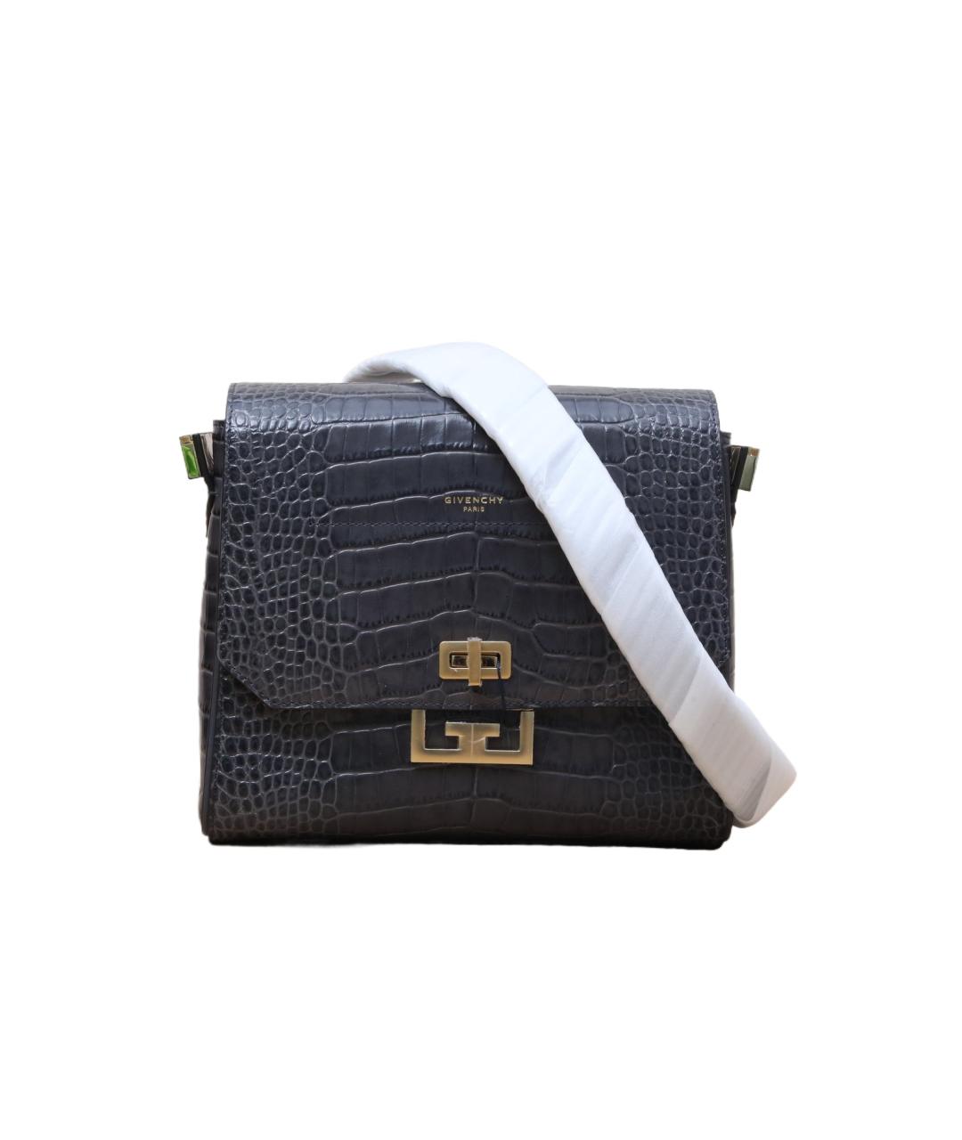 GIVENCHY Черная кожаная сумка через плечо, фото 1